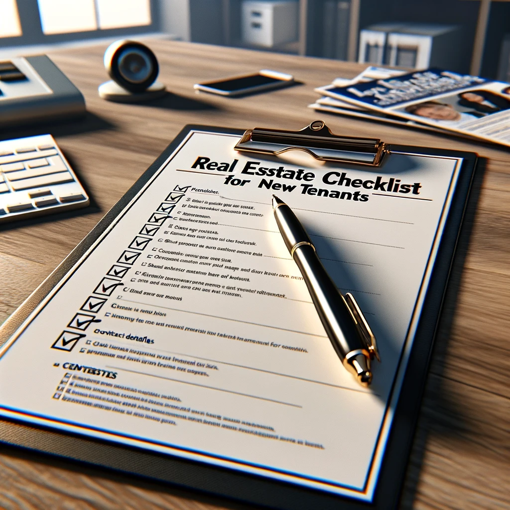 Real Estate Agent Checklist for New Tenants