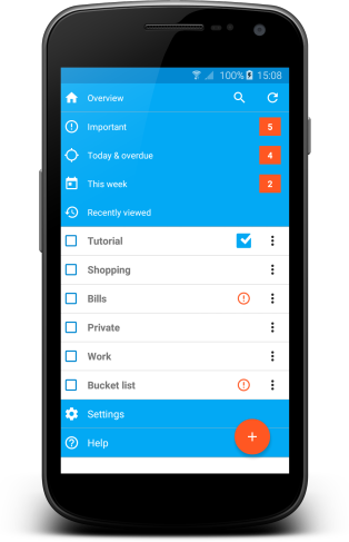 Checklist App Features